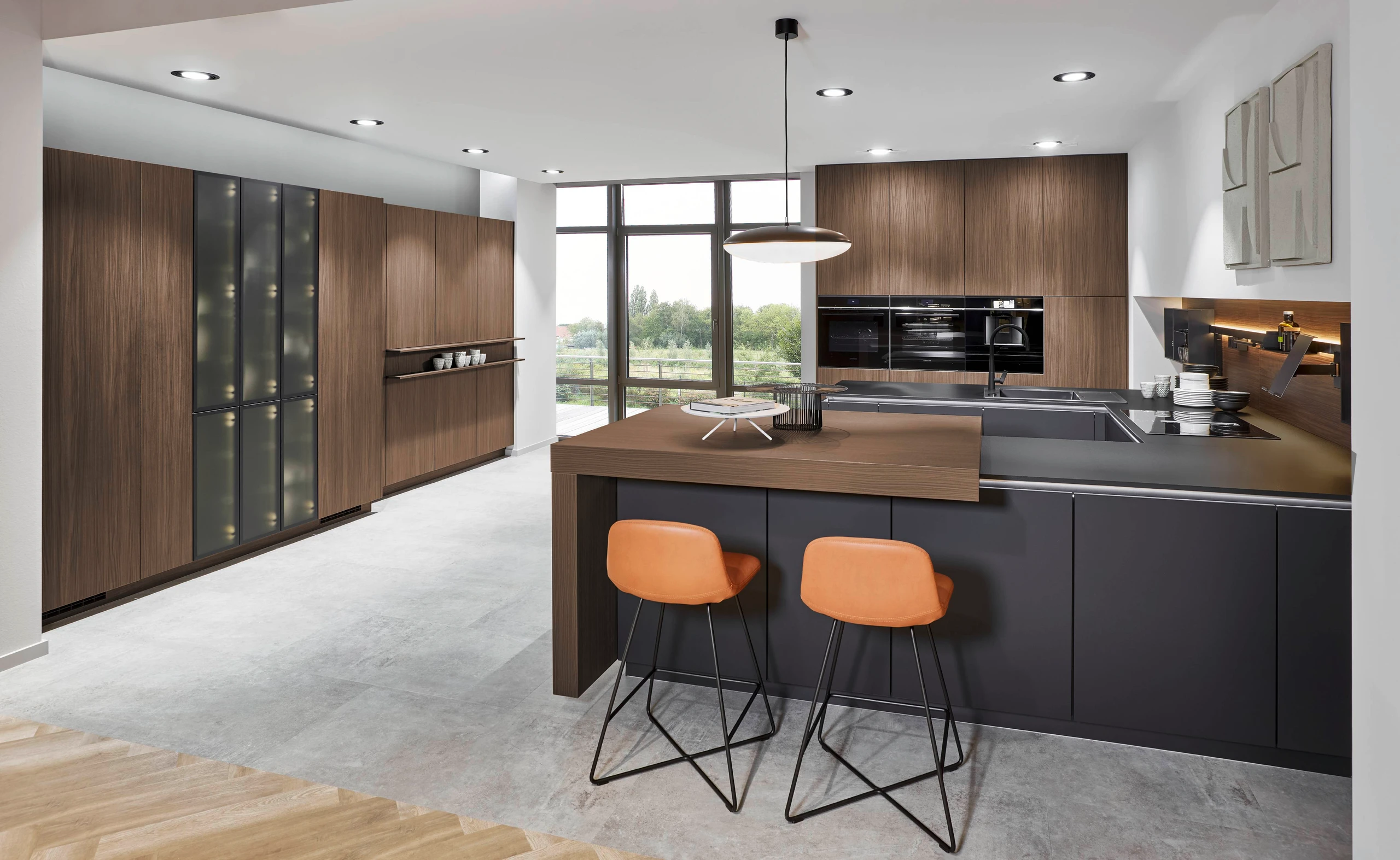 مطبخ تشانس Milano Walnut Oak